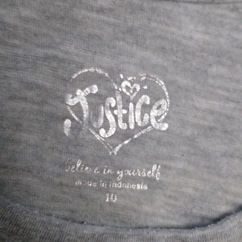 🩶 Justice Size 10 Ruffle Top 🩶 - Picture 2 of 5